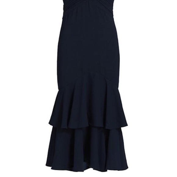 Monique Lhuillier Tiered Ruffle Cocktail Dress - Picture 7 of 13